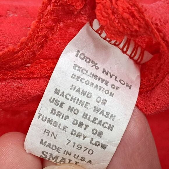 Stroke of Midnight Vintage 80s Gothic Vamp Lingerie size Small - Picture 7 of 7